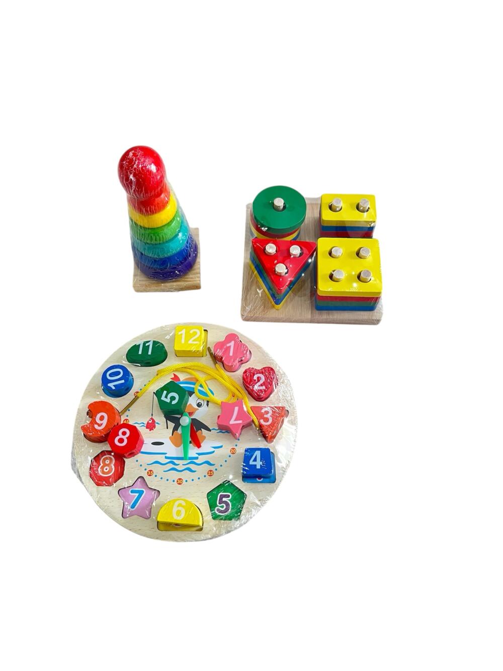 Set 3 bộ đồ chơi xếp hình phát triển trí não cho bé (mới 100% nguyên seal) - Ảnh 2