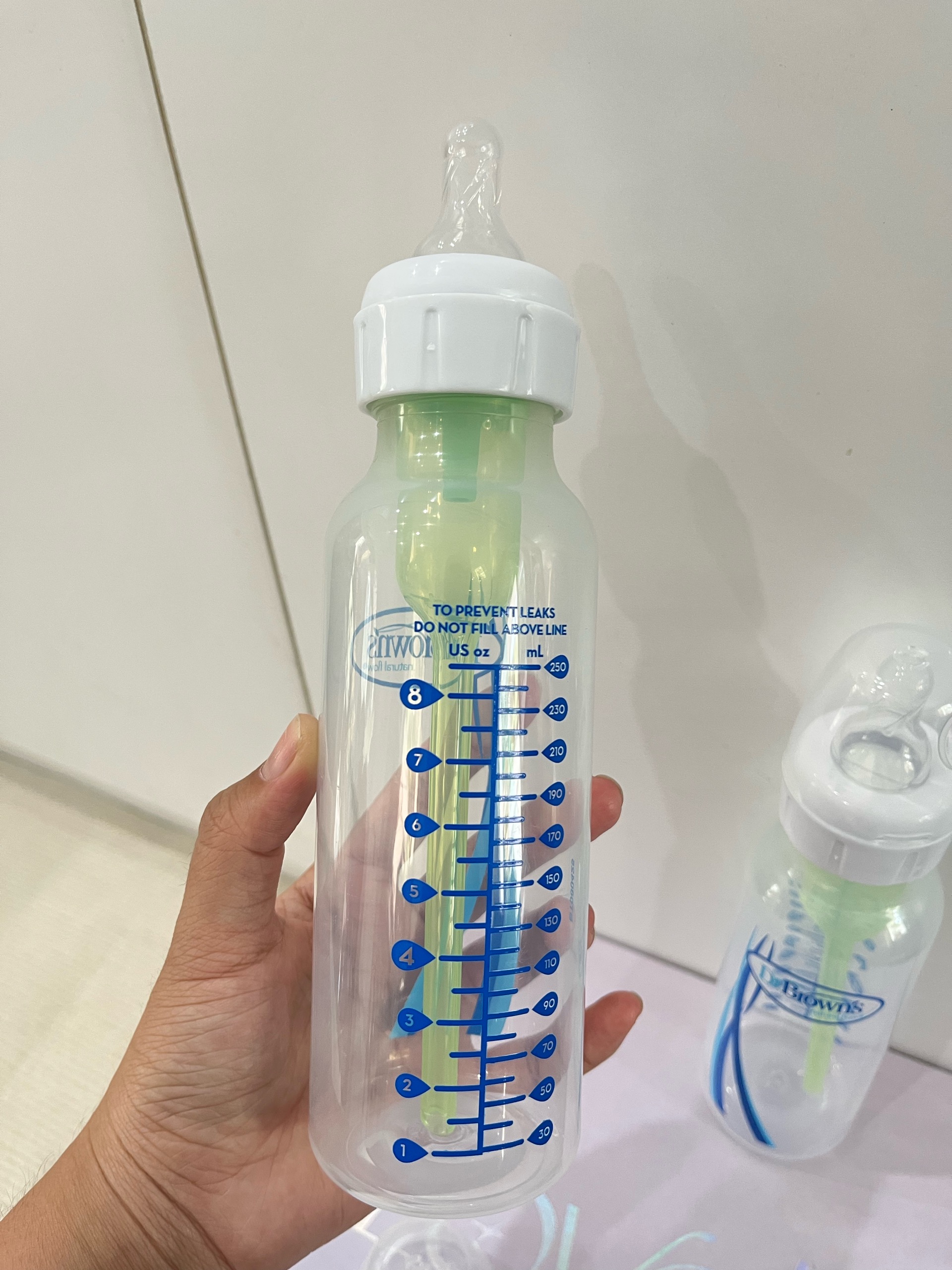 Set 2 bình sữa cổ hẹp 250ml PP Option Dr.Brown's (0m+, no box) - Ảnh 8