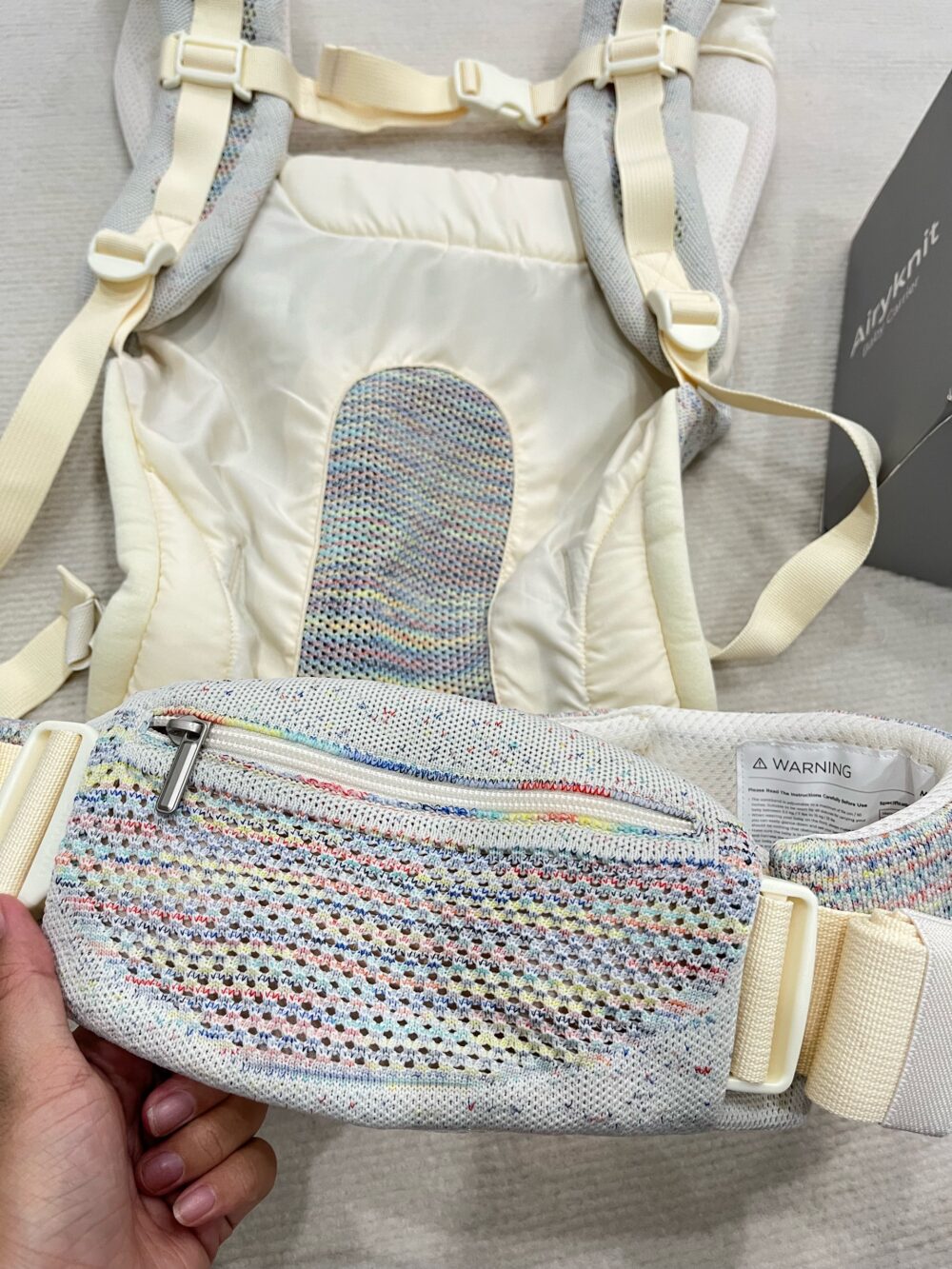 Địu Mooimom AiryKnit (0-36tháng) - Ảnh 4