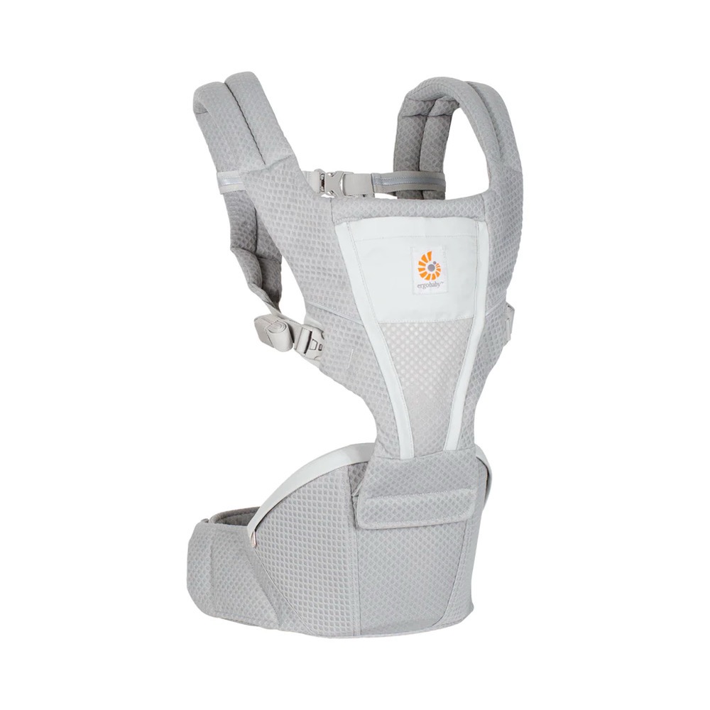 Địu Ergobaby Alta Hip Seat, Pearl Grey (5.5-20kg, từ 4m+, full box) - Ảnh 10