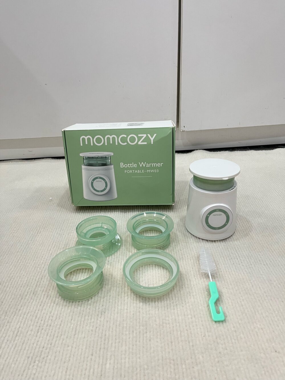 Máy hâm sữa cầm tay Momcozy kèm cổ nối (full box) - Ảnh 15