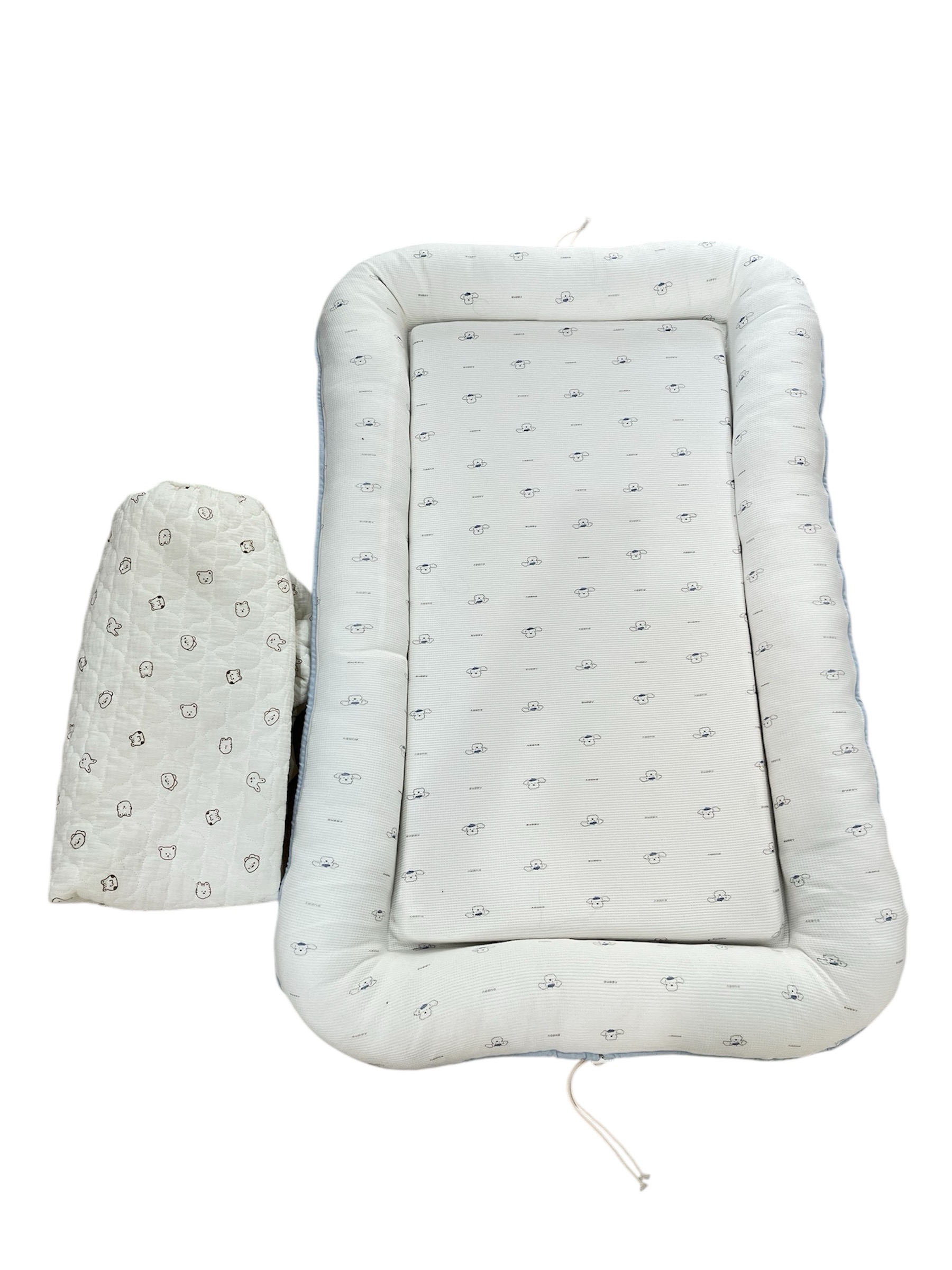 a0fd333d32574ce6a079f7fb4fc7e848 Đệm sơ dừa ngủ chung giường Bessla (0m+, tặng kèm drap chống thấm) - Ảnh 1