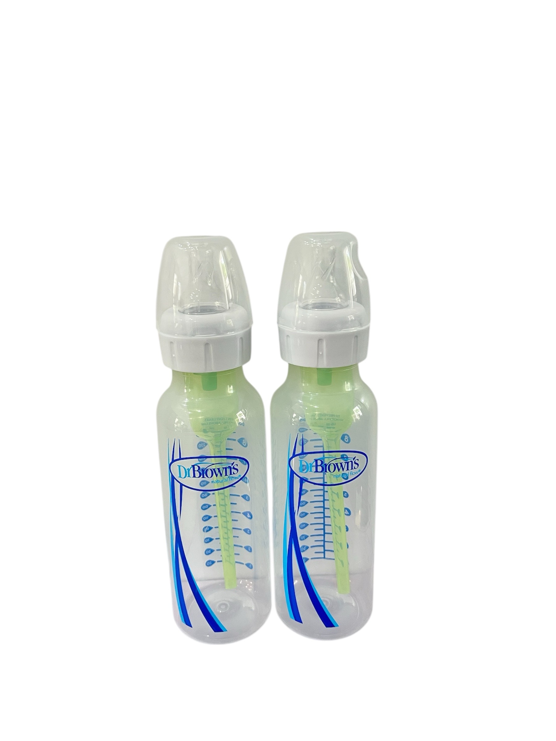 Set 2 bình sữa cổ hẹp 250ml PP Option Dr.Brown's (0m+, no box)