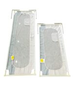 Thanh chắn giường Pakey màu trắng/ xanh - 2 tấm (size: 2mx1m4)