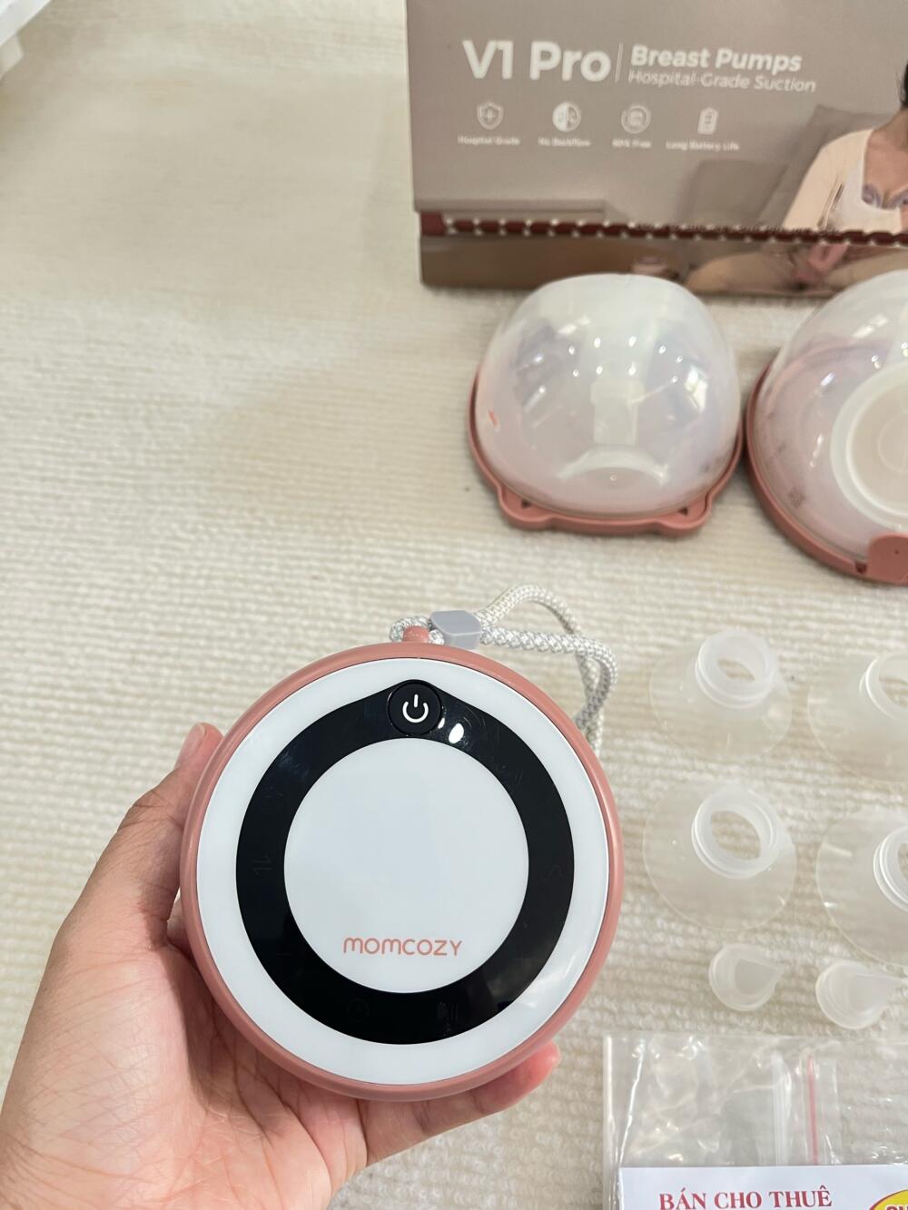 Máy hút sữa Momcozy v1 pro cup hồng - BH 15/9/2026 (fullbox) - Ảnh 17