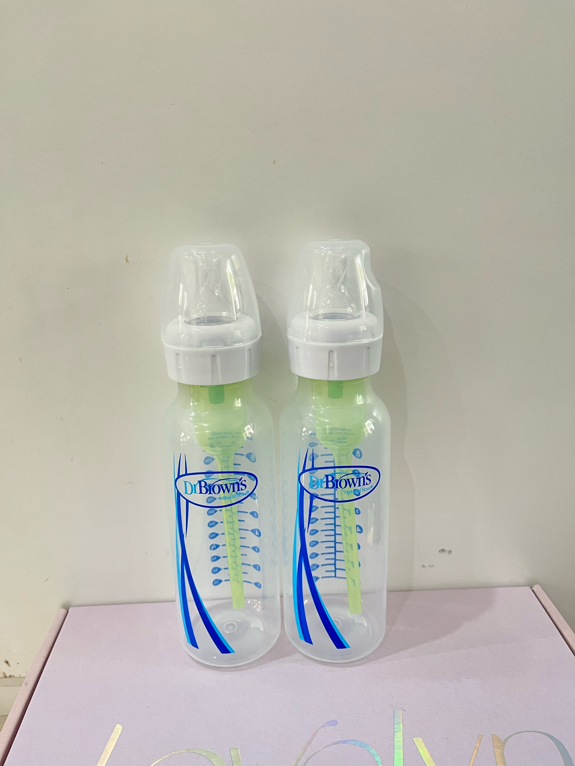Set 2 bình sữa cổ hẹp 250ml PP Option Dr.Brown's (0m+, no box) - Ảnh 9