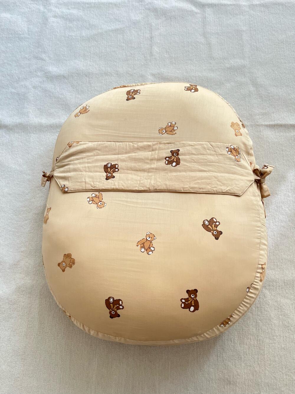 Gối chống trào ngược Dono&Dono vải 4 mùa (hoạ tiết gấu Teddy) - Ảnh 4