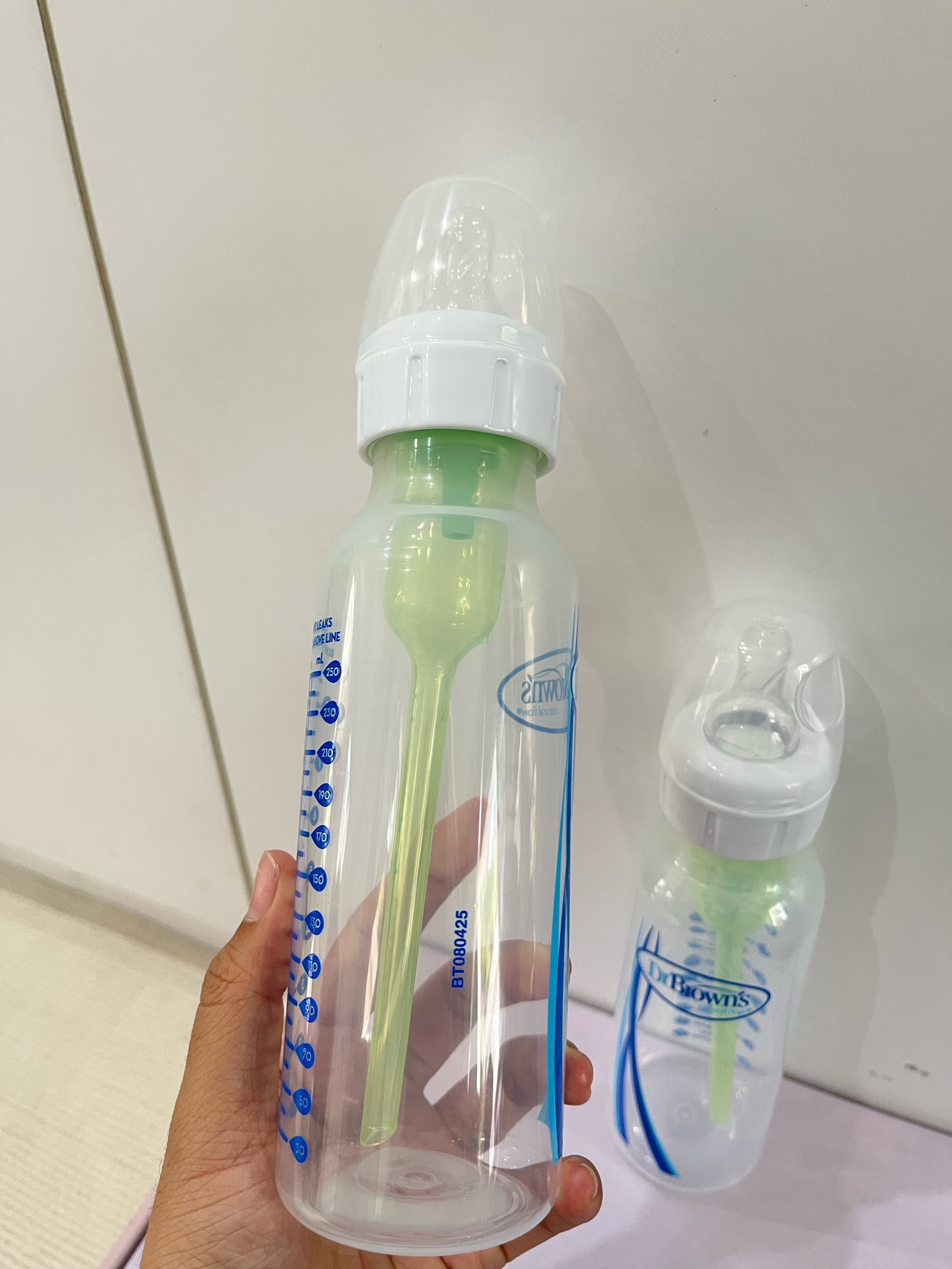 Set 2 bình sữa cổ hẹp 250ml PP Option Dr.Brown's (0m+, no box) - Ảnh 7