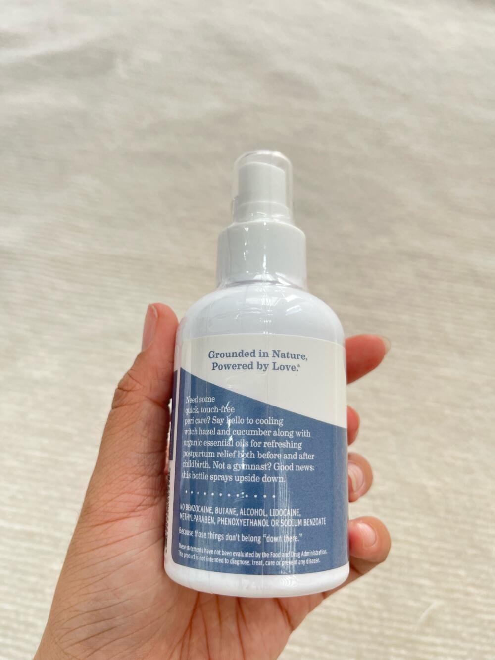 Chai xịt giảm đau tầng sinh môn Earth mama (New 100% nguyên seal) - Ảnh 5