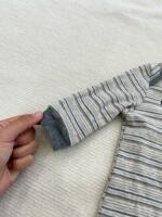 Sleepsuit Calvin Klein hoạ tiết sọc ngang (Size: 3/6m) - Ảnh 5