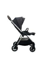 Xe đẩy Nuna Triv màu xám khung bạc kèm phụ kiện đi kèm / cho từ 0M+ đến 4 tuổi (22kg)