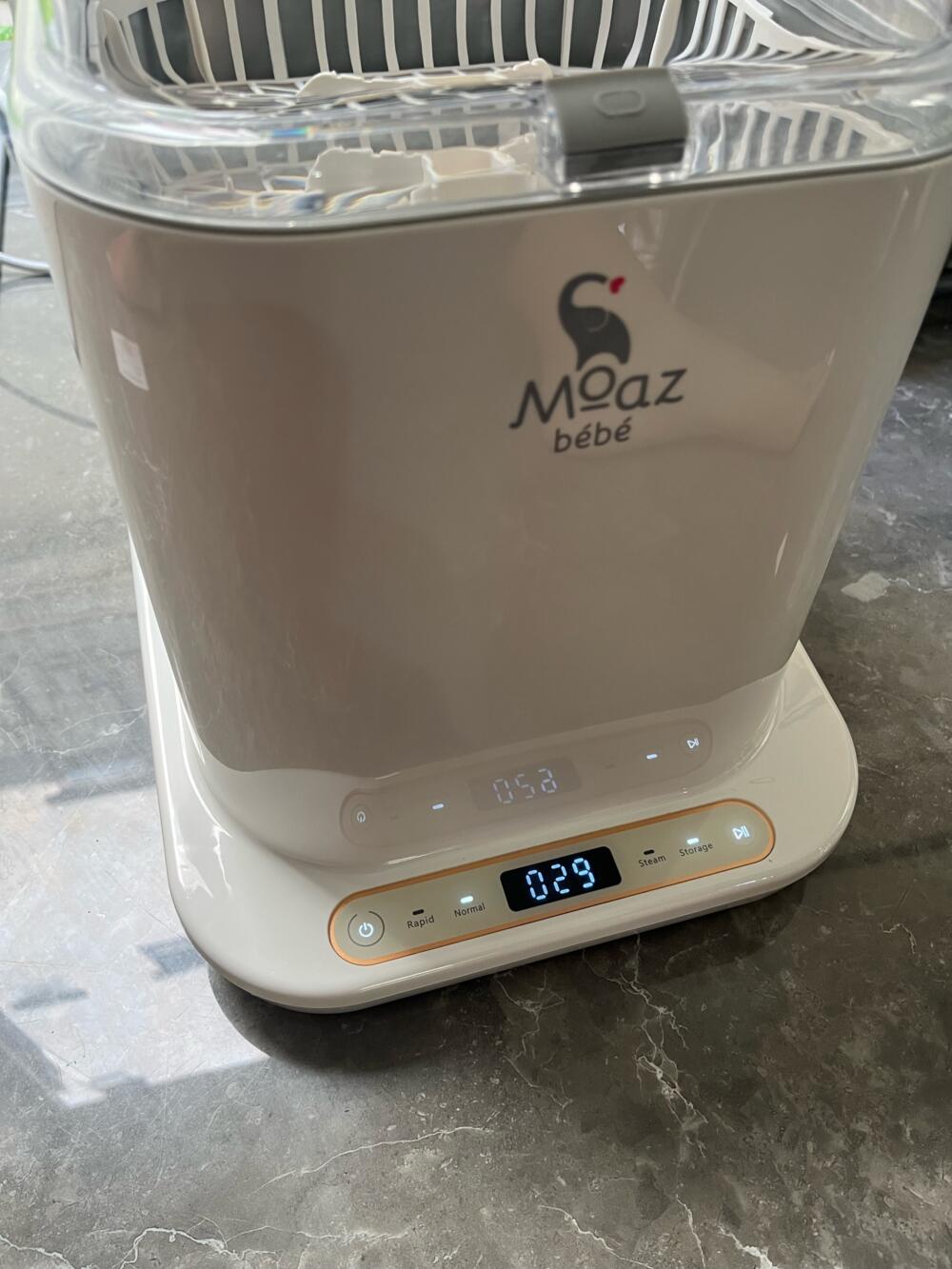 Máy rửa bình sữa Moaz BéBé (CÒN BH 8/2026, full box) - Ảnh 8