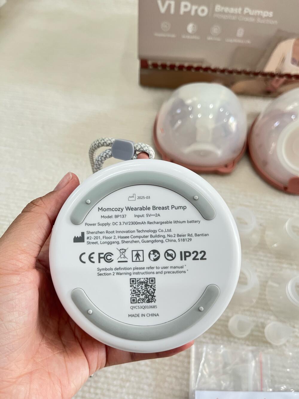 Máy hút sữa Momcozy v1 pro cup hồng - BH 15/9/2026 (fullbox) - Ảnh 15