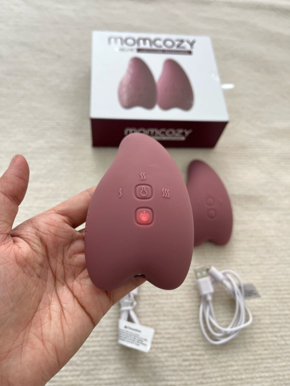 Máy massage ngực Momcozy / máy đôi (full box) - Ảnh 12