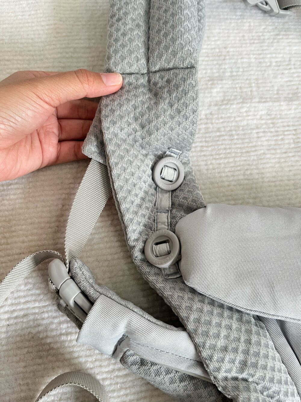 Địu Ergobaby Omni Breeze, Pearl Grey (0m+, full box) - Ảnh 7