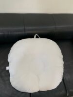 Gối chống trào ngược Rototo bebe vải air mesh waffle màu trắng (còn túi đựng hãng) - Ảnh 4