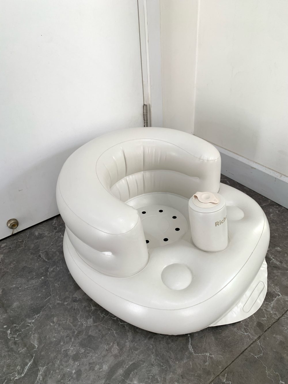 Ghế hơi tập ngồi Richell kiểu màu xám - Ảnh 7