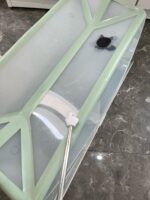 Bồn tắm gấp gọn kèm ghế tựa lưng cho bé có đế chống trượt, Stokke viền màu xanh lá ( full box) - Ảnh 5