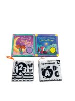 Set 2 cuốn sách âm thanh Robert Frederick cho bé cùng hát ( 2m+) tặng kèm sách vải ( 0m+)