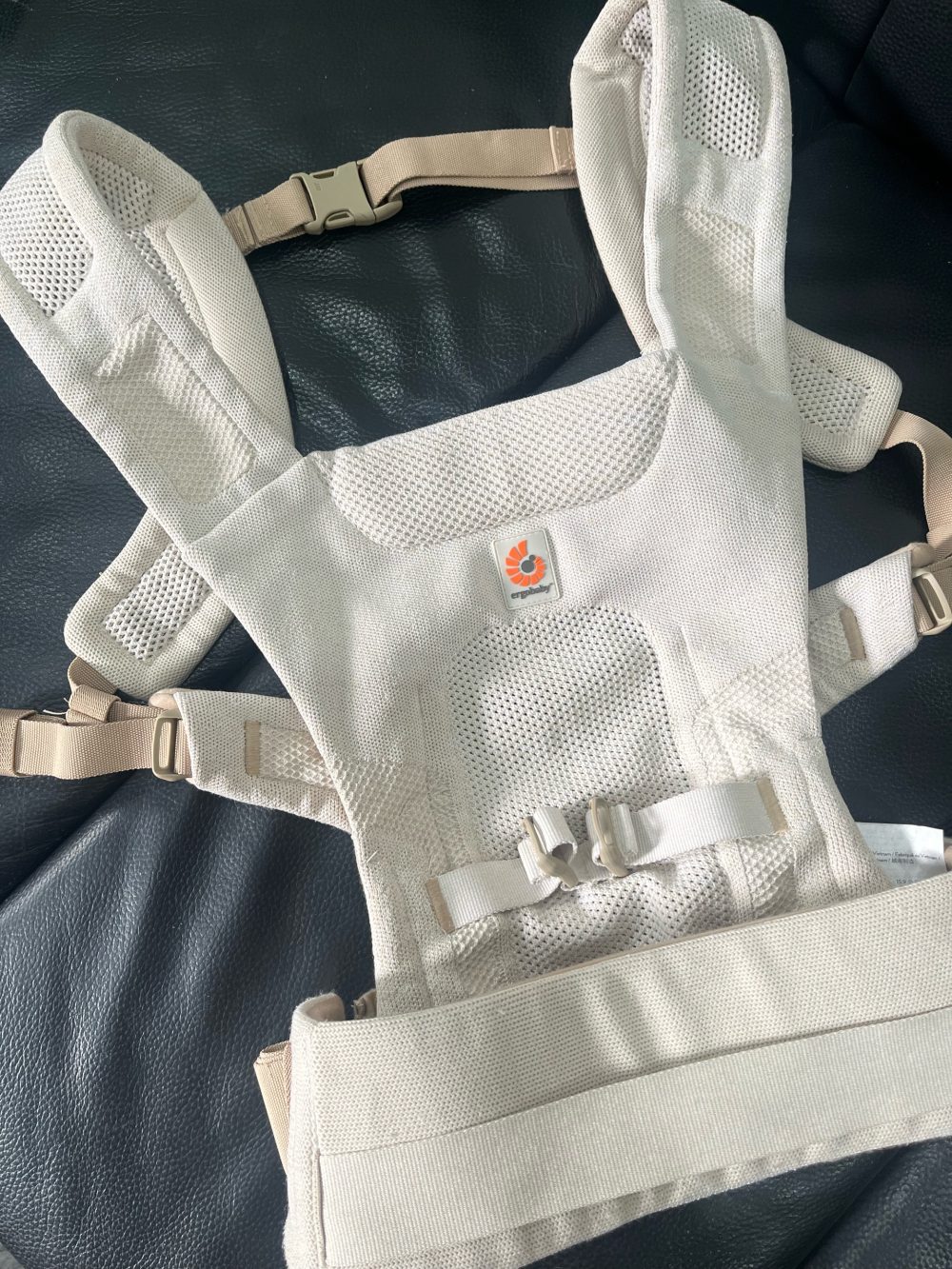 Địu Ergobaby Aerloom màu be 0m->36m/ 15,9kg (no box) - Ảnh 5