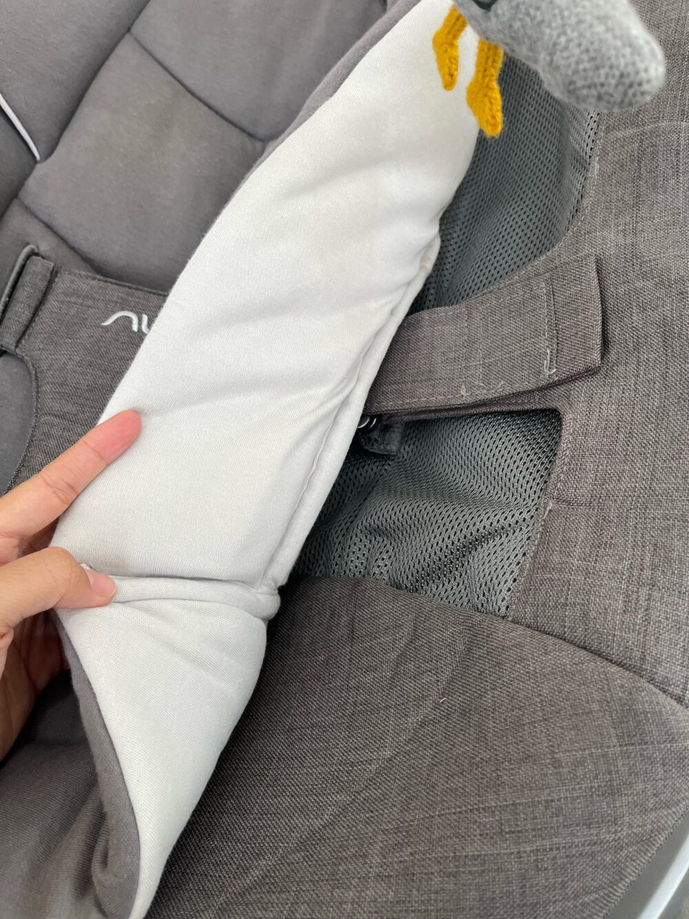 Nôi Nuna Leaf Grow Bouncer màu granite( 0m+) - Ảnh 8