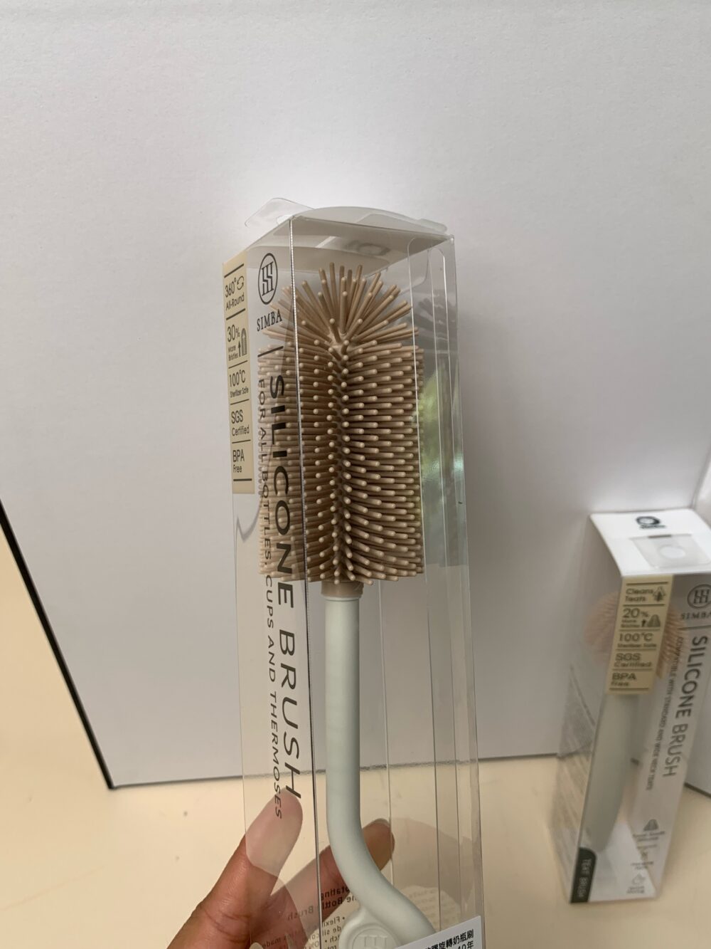 Set 2 cọ rửa bình sữa silicone Simba - Ảnh 5