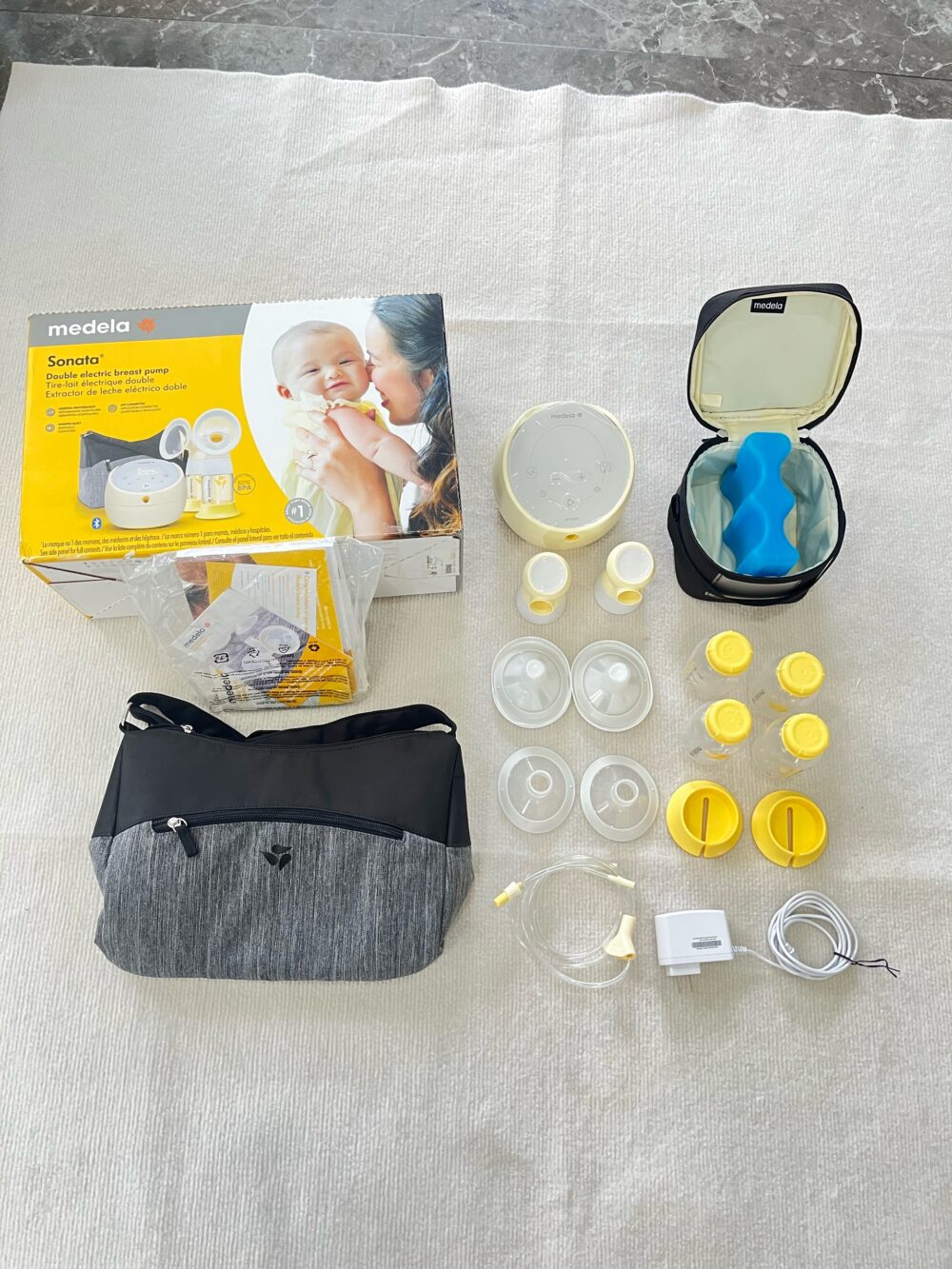 Máy hút sữa Medela Sonata Flex - BH 23/7/2026 (full box) - Ảnh 7