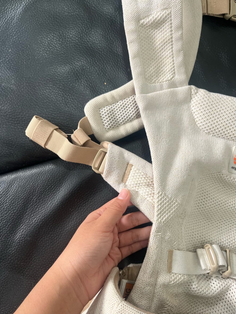 Địu Ergobaby Aerloom màu be 0m->36m/ 15,9kg (no box) - Ảnh 3