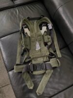 Địu Baby Bjorn Hamony màu xanh rêu kèm yếm địu BBJ (size sơ sinh 3,2kg/15kg) - Ảnh 5