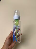 Bình sữa thuỷ tinh cổ hẹp DrBrown's 250ml tặng kèm cọ nhỏ - Ảnh 5
