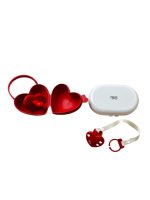 Set ti giả và dây kẹp ti TGM màu đỏ ( full box)