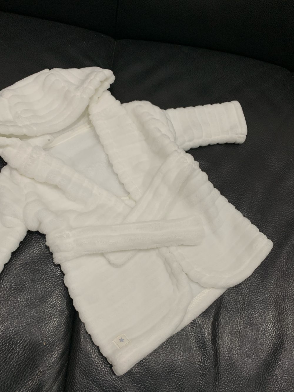 Áo choàng tắm cho bé George màu trắng (size:0/3M) - Ảnh 4