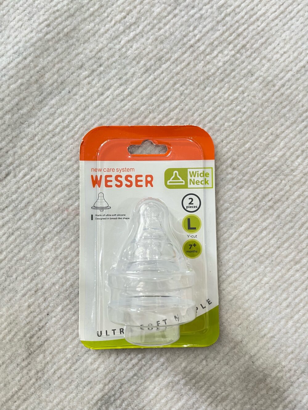 Set bình sữa Wesser cổ hẹp 250ml nhựa PPSU (size núm: 4/6m) & núm ti Wesser (size: 7m+) - Ảnh 8