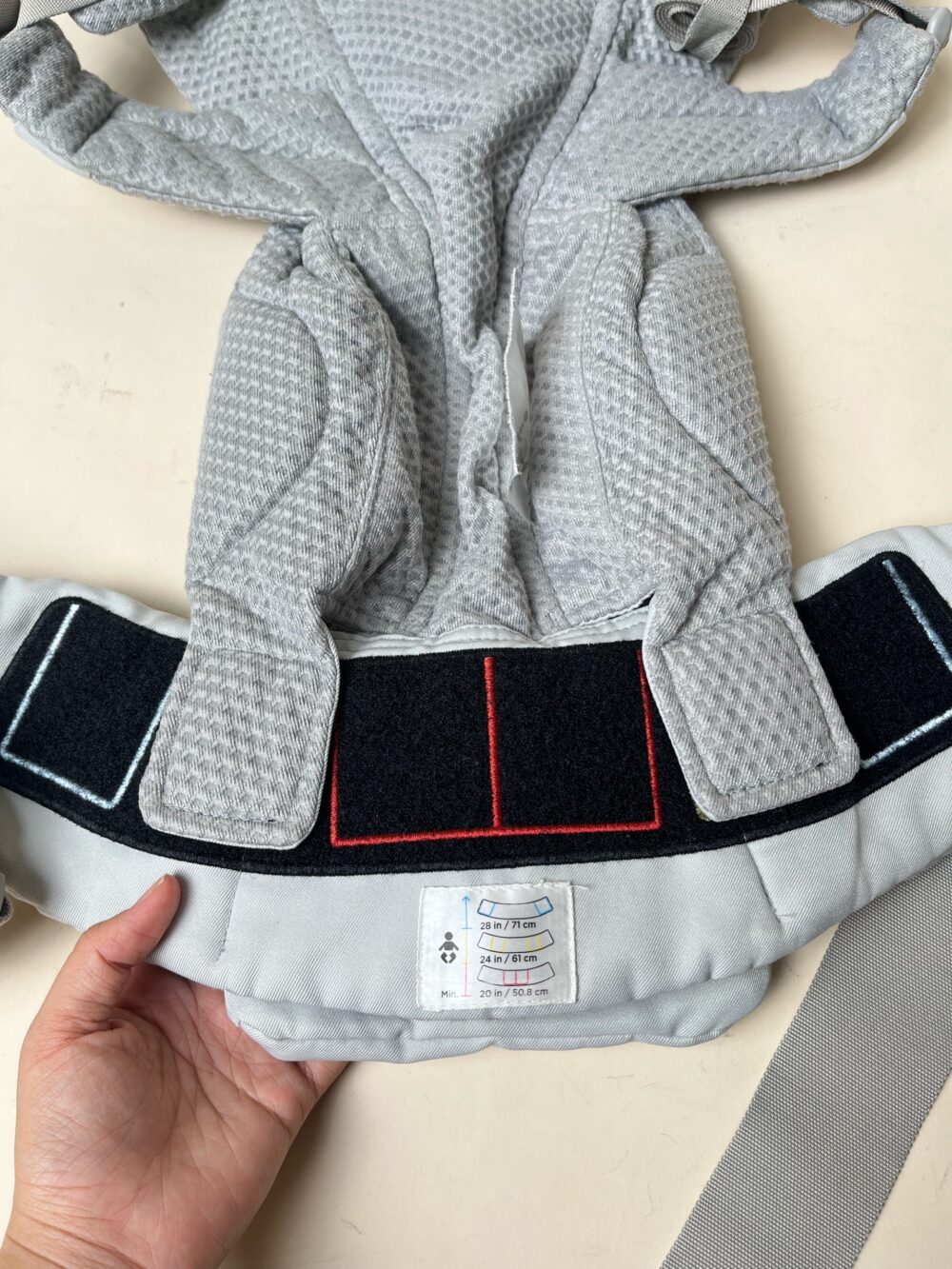 Địu em bé Ergobaby Omni Breeze, màu xám ( no box) - Ảnh 12