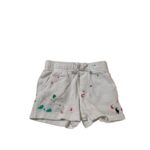 Quần đùi nỉ Ralph Lauren hoạ tiết chấm màu, màu trắng (size 3m)