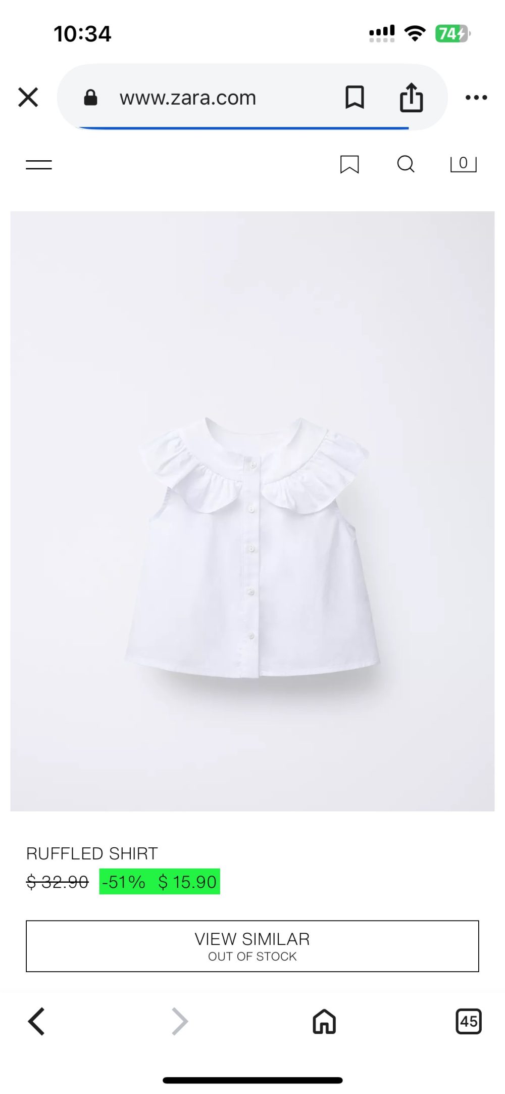 Set 2 bộ bodysuit và váy xoè tầng mix brand màu kem/trắng( size: 3/6m) - Ảnh 2