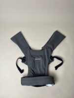 Địu sơ sinh Ergobaby Embrace & soft air mesh vải lưới sợi thoáng khí, màu xám (no box) - Ảnh 5