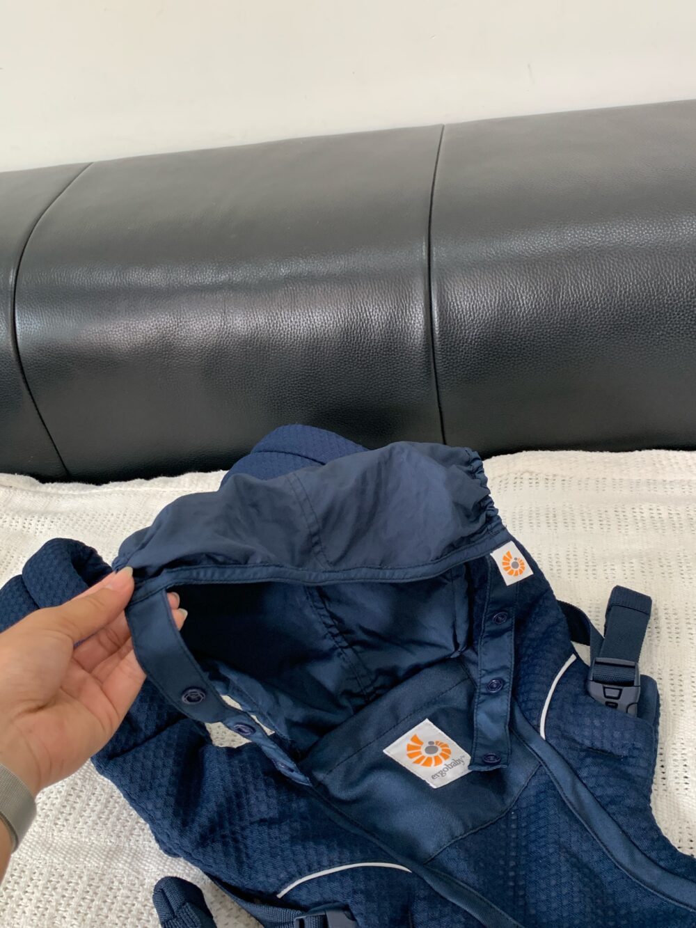 Địu ErgoBaby Alta Hipseat / navy (cho bé 4m/5,5kg->4y/20kg) - Ảnh 10