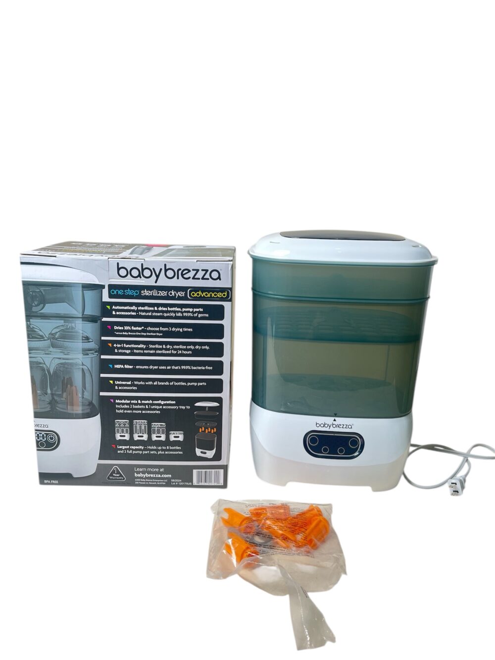 Máy tiệt trùng hơi nước Baby Breeza Advance (bản Mỹ 110V) new 100% - Ảnh 1