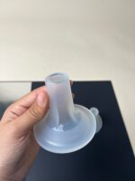 Set 2 phễu hút sữa silicone Lacteck màu trắng (Size:18mm) - Ảnh 2