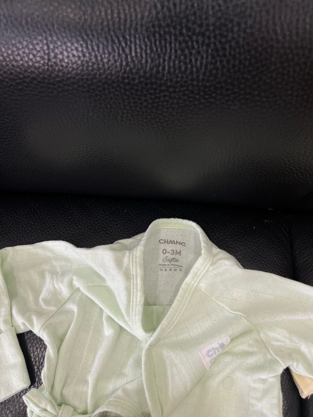 Set 3 bộ bodysuit và sơ sinh dài tay Chaang màu pastel (size: 0m->3m) - Ảnh 10