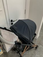 Xe đẩy Cybex mios 2 (đen khung rose gold) kèm bọc tay nắm & cup holder cybex - Ảnh 10