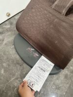 Ghế rung BabyBjorn vải mesh màu brown (kèm thanh đồ chơi, còn túi vải đựng bảo quản) - Ảnh 2