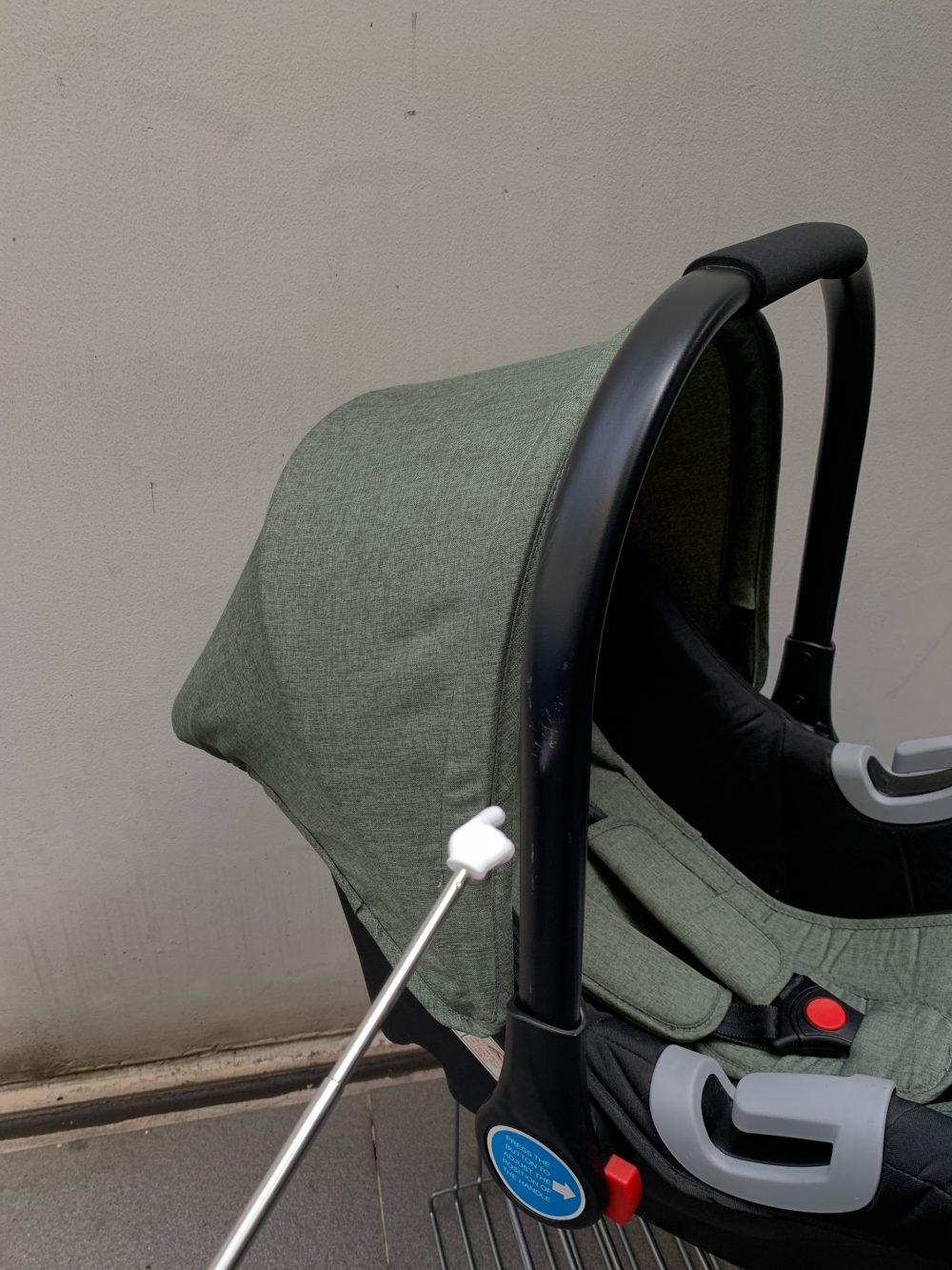 Nôi ôtô sơ sinh Zaracos Intel 2646 màu Green (0-12 tháng) - Ảnh 4