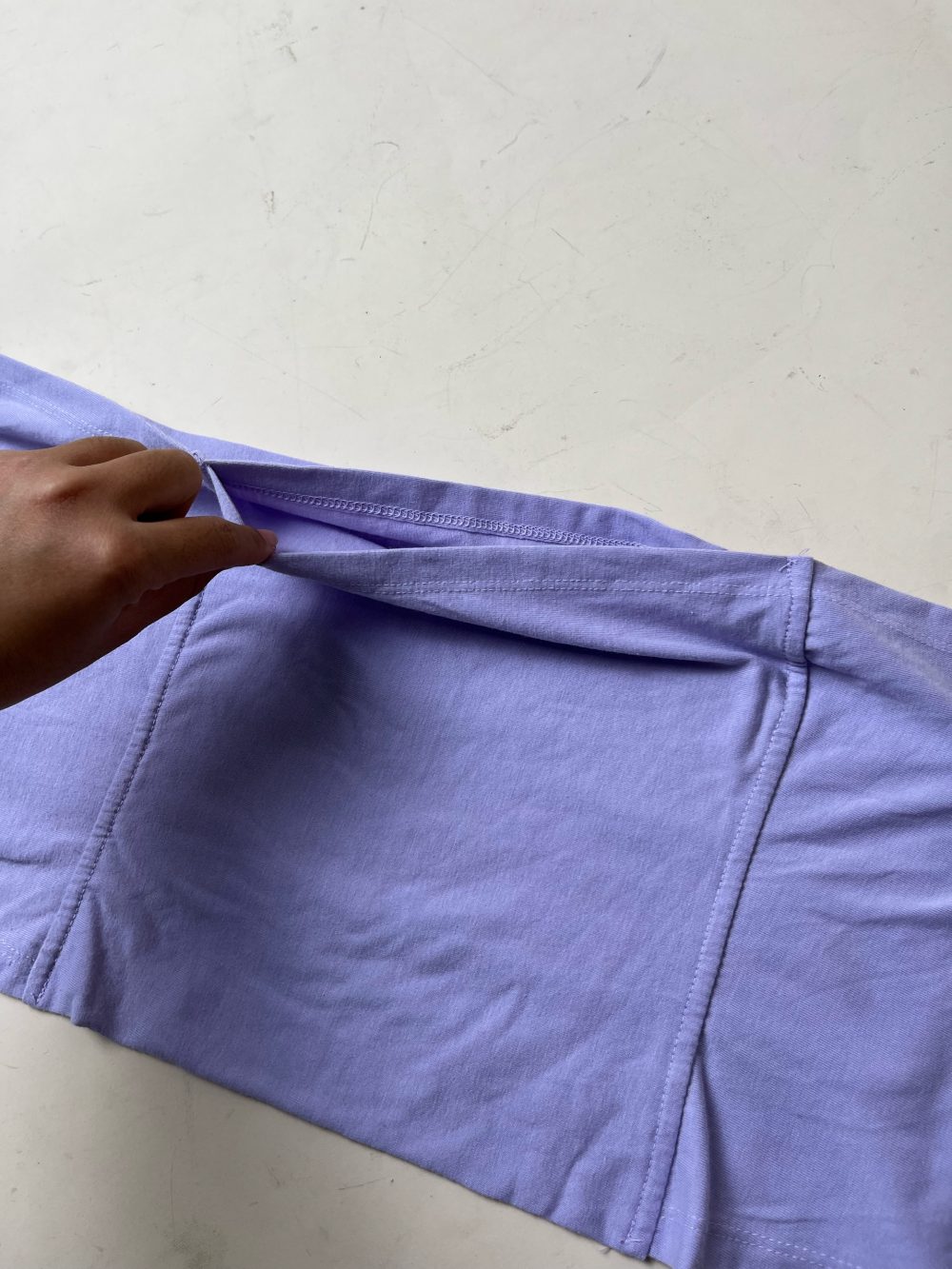 Địu vải Embé Sling size Flex màu tím pastel ( full box) - Ảnh 9