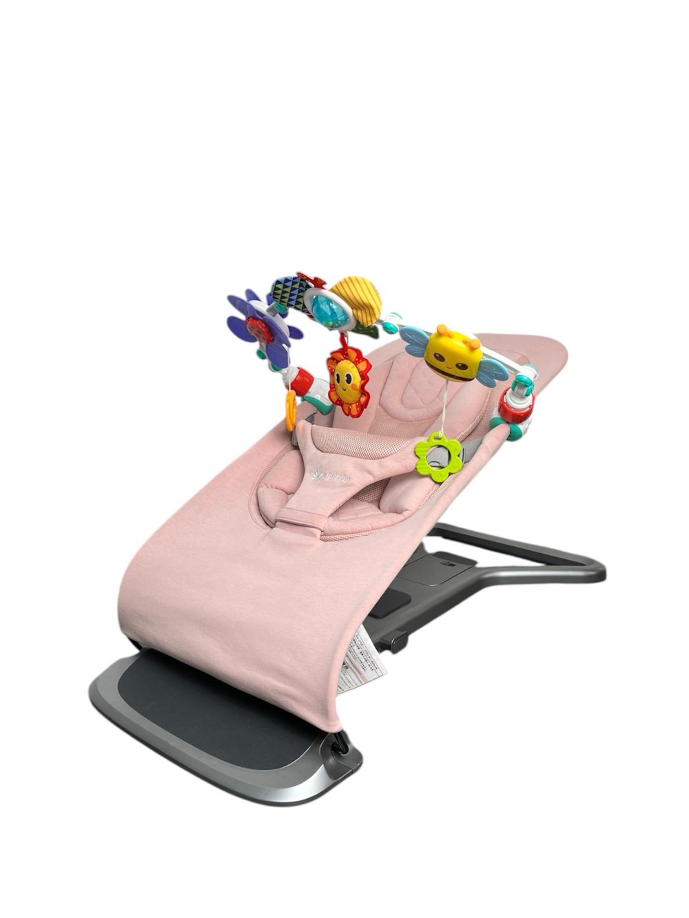 Ghế rung Ergobaby Evolve Bouncer 3in1, màu hồng (tặng kèm thanh đồ chơi) - Ảnh 1