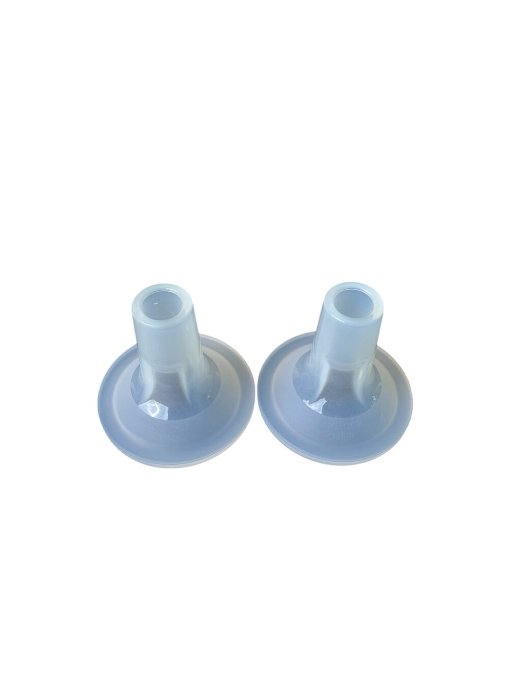 16d3b4e3b7d04ffda0a9a1999ca0a9f9 Set 2 phễu hút sữa silicone Lacteck màu trắng (Size:18mm) - Ảnh 1