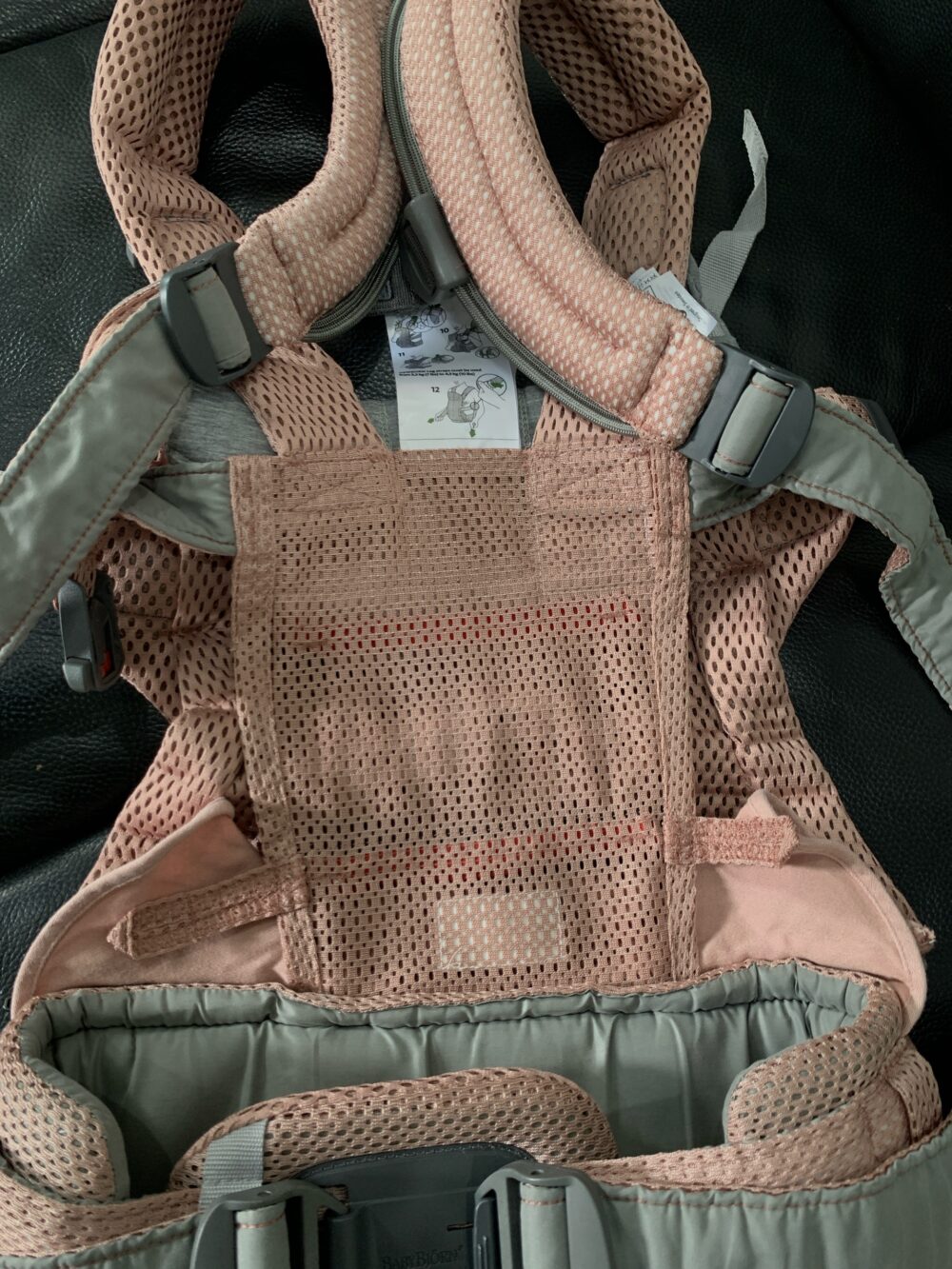 Địu Baby Bjorn Harmony màu hồng (3,2kg/15kg) - Ảnh 7