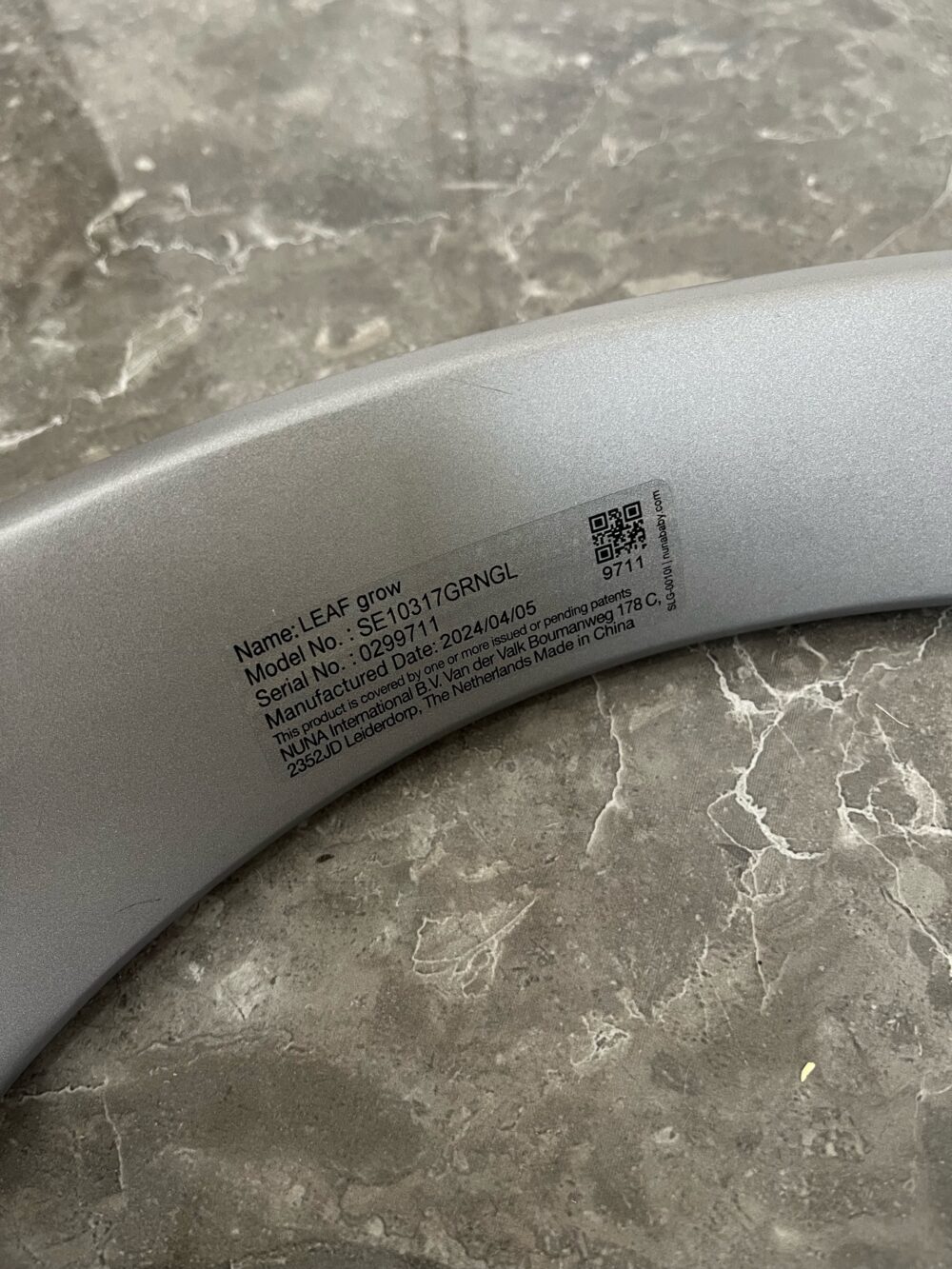 Nôi Nuna Leaf Grow Bouncer màu granite( 0m+) - Ảnh 18