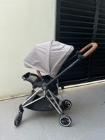 Xe đẩy Mios 2 màu xám be khung bạc (0-22kg) - Ảnh 11